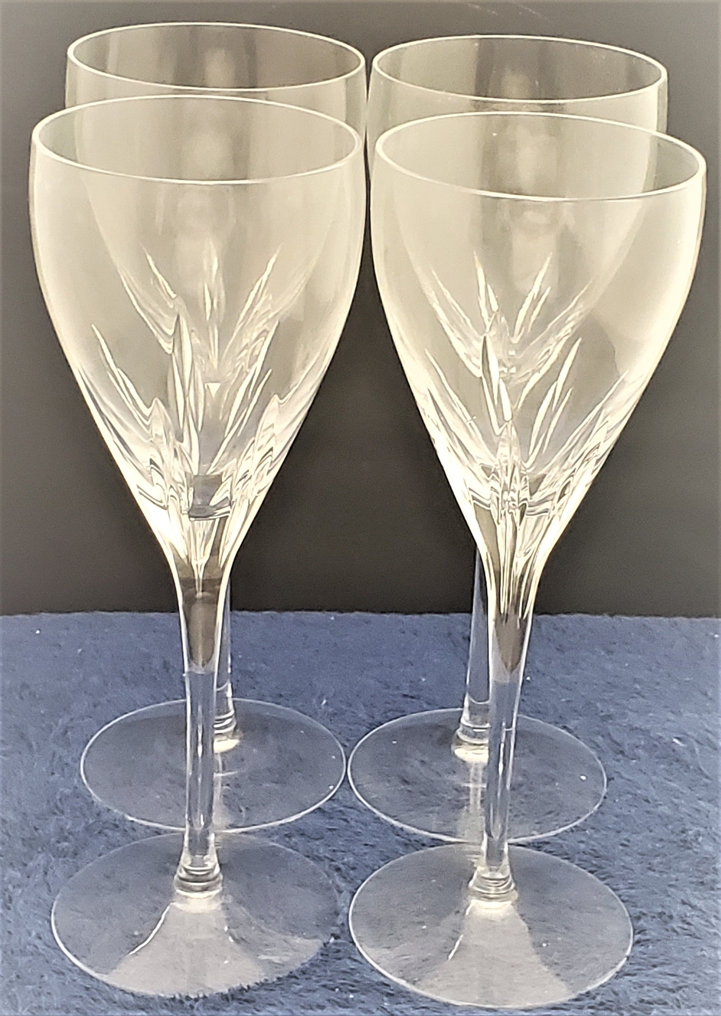 Set of 4 Lenox Firelight-Clear Water Goblets