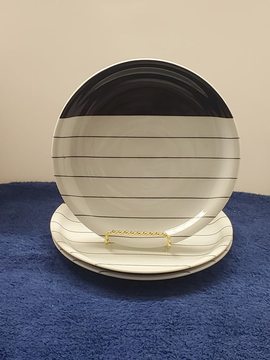 Set of 3 Vista Alegre Block Harmony - Fado Salad Plates LK