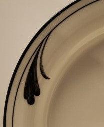 Set of 3 Lenox Black Brushstrokes Salad Plates LK