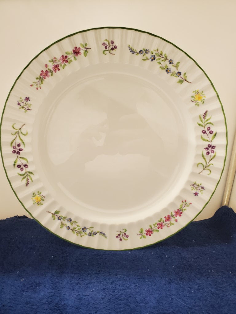 Royal Worcester Fleuri Chop Plate LK