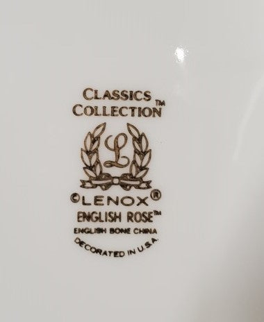 Lenox English Rose 8" Round Vegetable Bowl