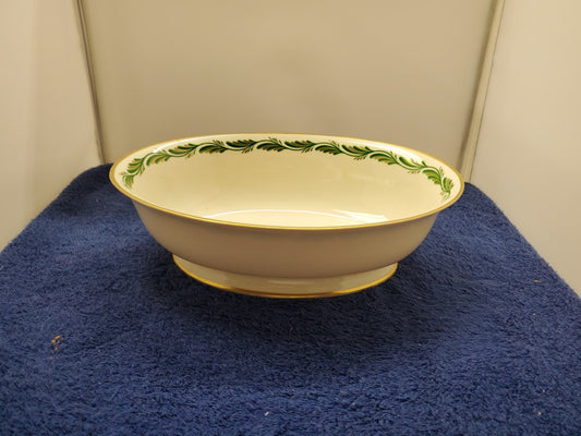 Franciscan Arcadia Green 9" Footed Oval Vegetable Bowl LK