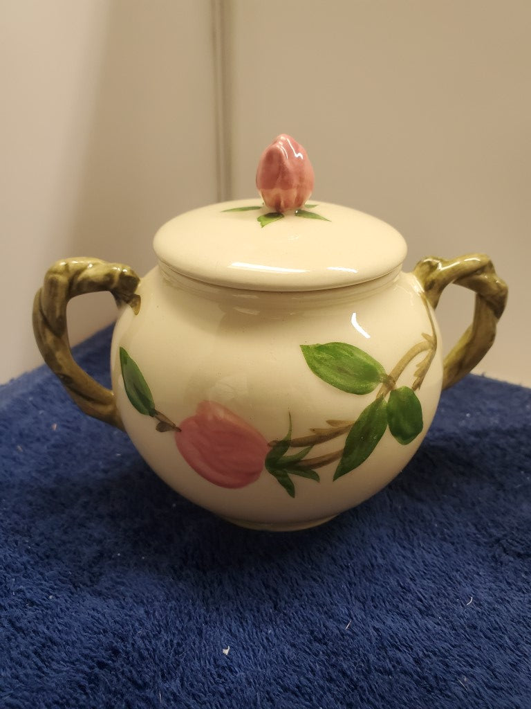 Franciscan Desert Rose Creamer & Sugar Bowl with Lid LK