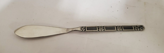 Oneida Madrid Black Accent (Stainless) Butter Spreader