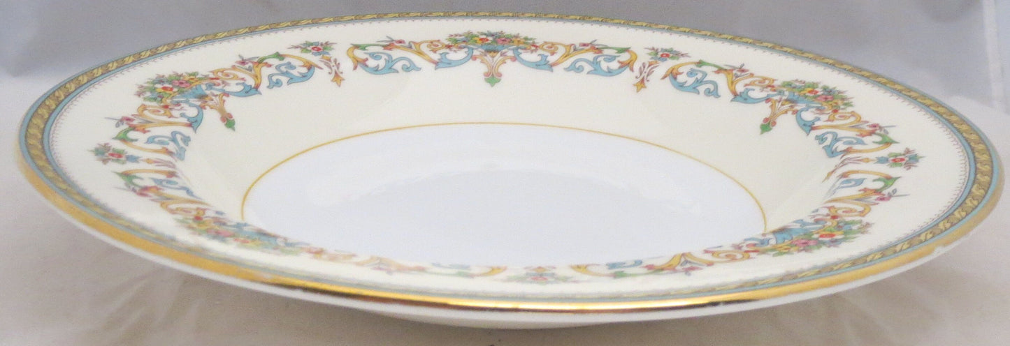 Set of 6 Aynsley Henley Rim Soup Bowls