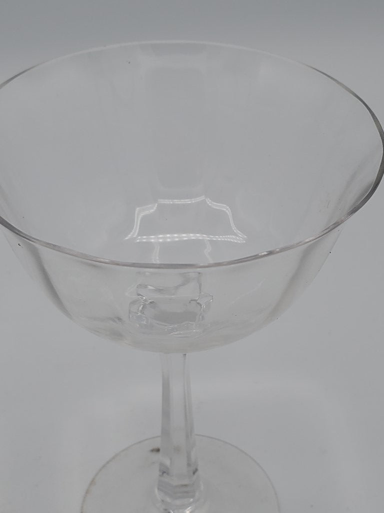 Set of 2 Lenox Crystal Allure (Optic) Champagne/Tall Sherbets LK