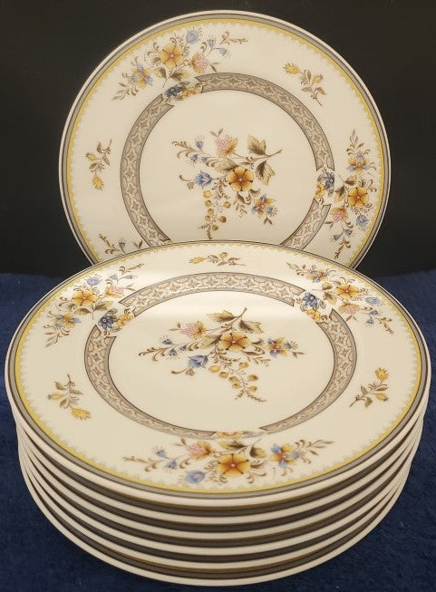 Set of 7 Mikasa Chippendale Bread & Butter Plates LK