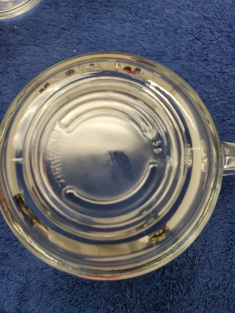 Set of 4 Arcoroc Snowman Handled Glasss