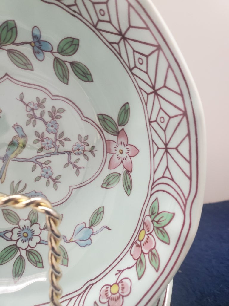 Set of 8 Adams Singapore Bird Coupe Cereal Bowls LK