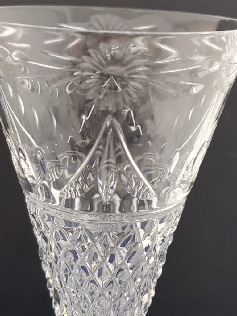 Set of 5 Stuart Beaconsfield Fluted Champagne Glasses