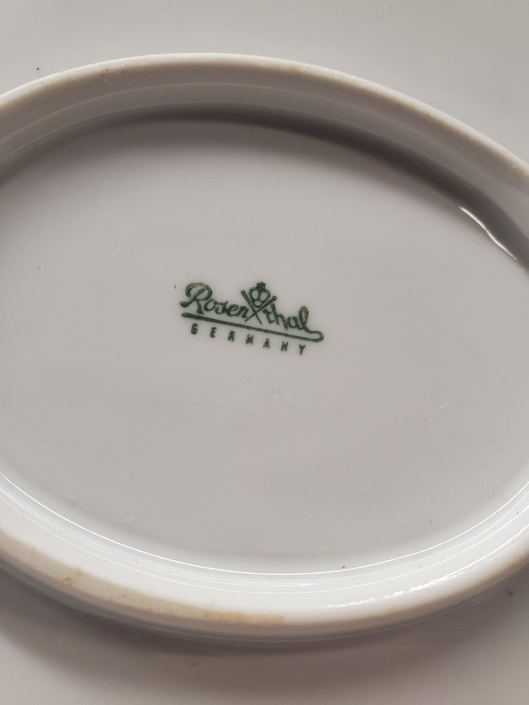 Set of 6 Rosenthal Shadow Rose Fruit Bowls LK