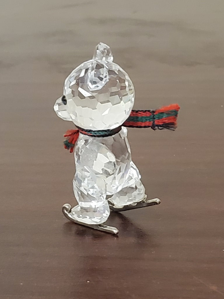 Swarovski Figurines Bear on Skis