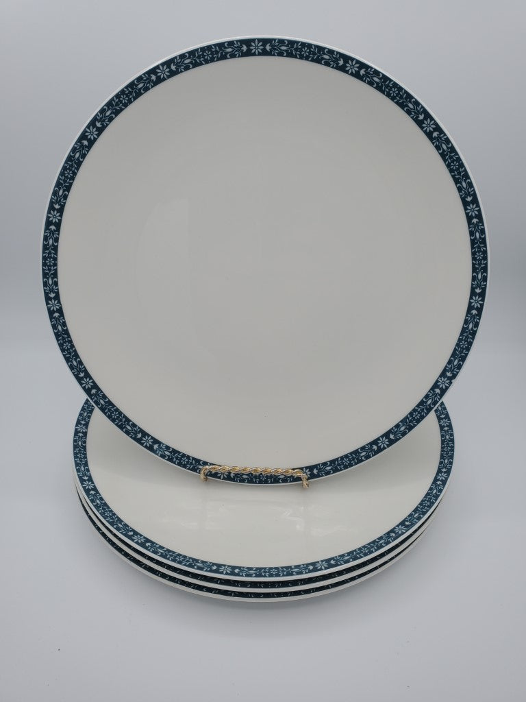 Set of 4 Royal Doulton Moonstone Dinner Plates LK