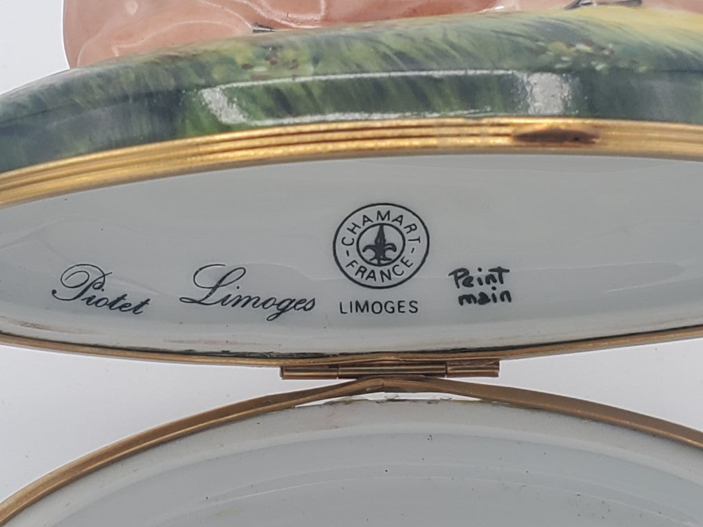 Chamart Limoges Set of 3 Hinged Boxes - Cow