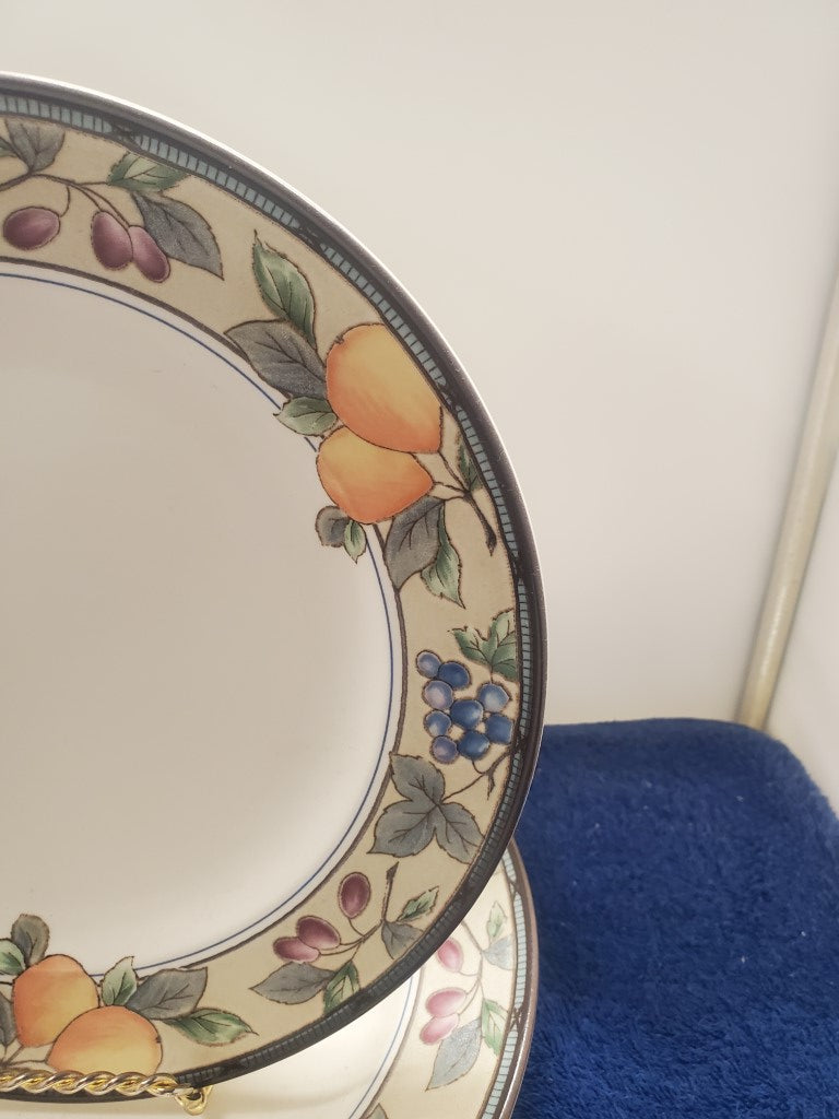 Set of 4 Mikasa Garden Harvest Salad Plates LK