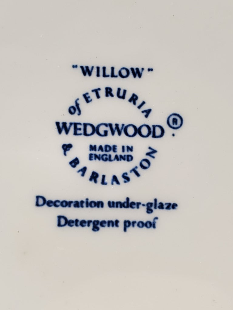 Set of 3 Wedgwood Willow Cup & Saucer Sets LK