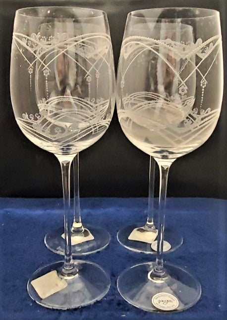 Set of 4 Varga Verona Bordeaux Water Goblets