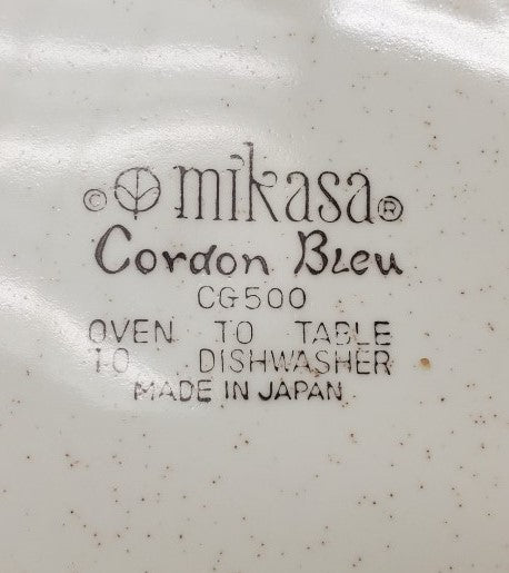 Set of 6 Mikasa Cordon Bleu Saucers Only LK