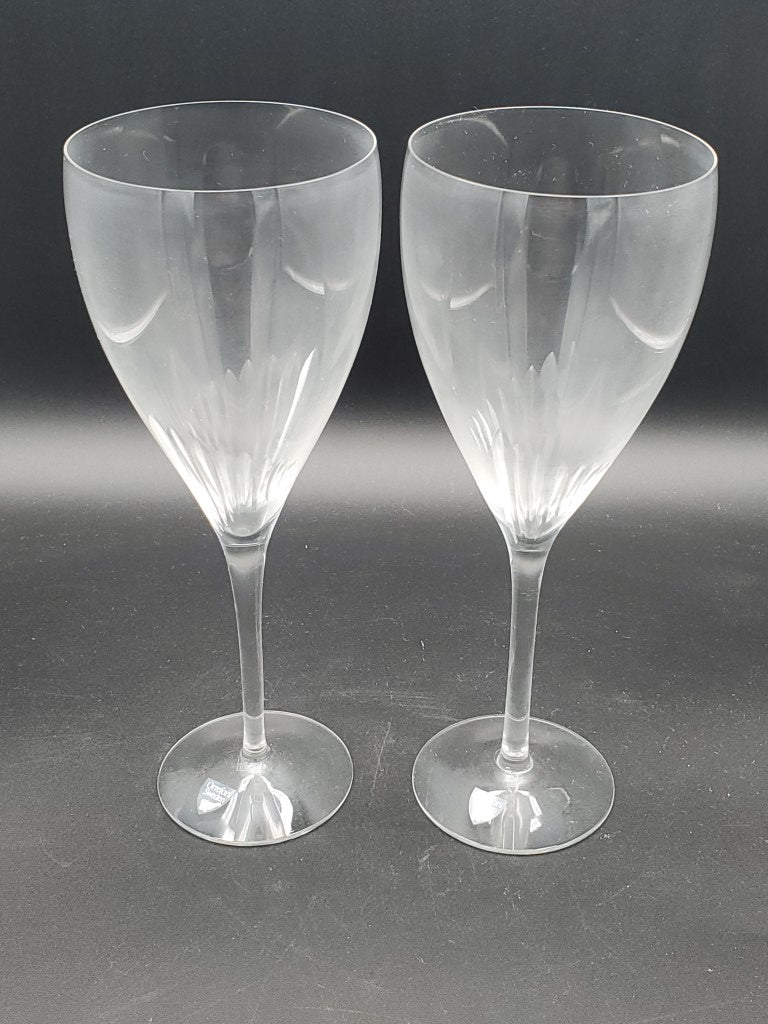 Set of 2 Orrefors Crescendo Water Goblets LK