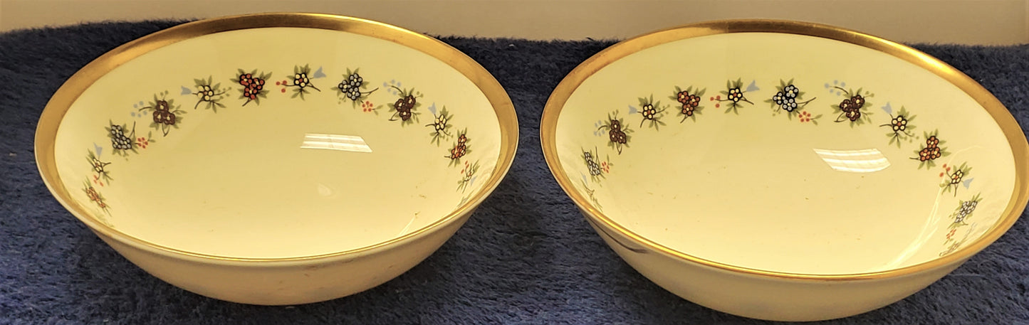 Set of 2 Minton Mirabeau Fruit Bowls LK