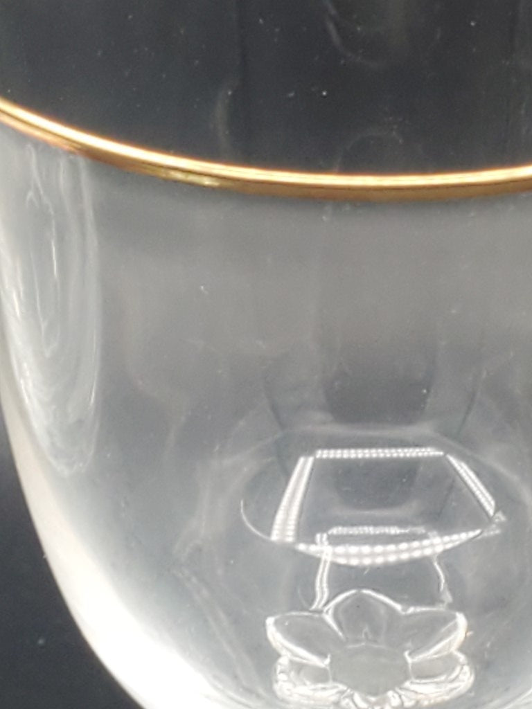 Set of 2 Lenox Federal Gold Water Goblets LK