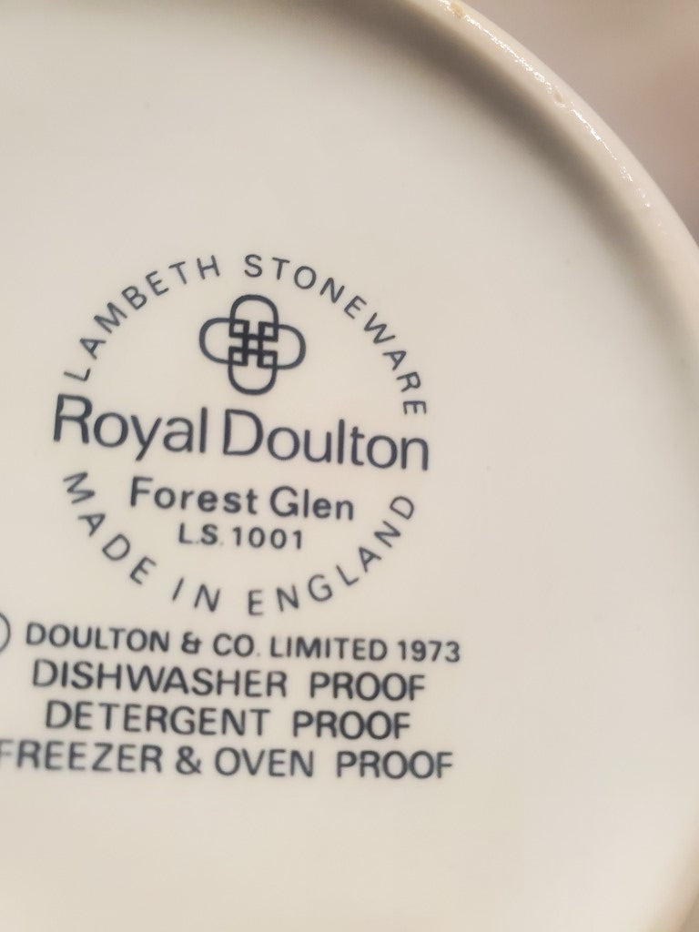 Set of 2 Royal Doulton Forest Glen Cereal Bowls LK