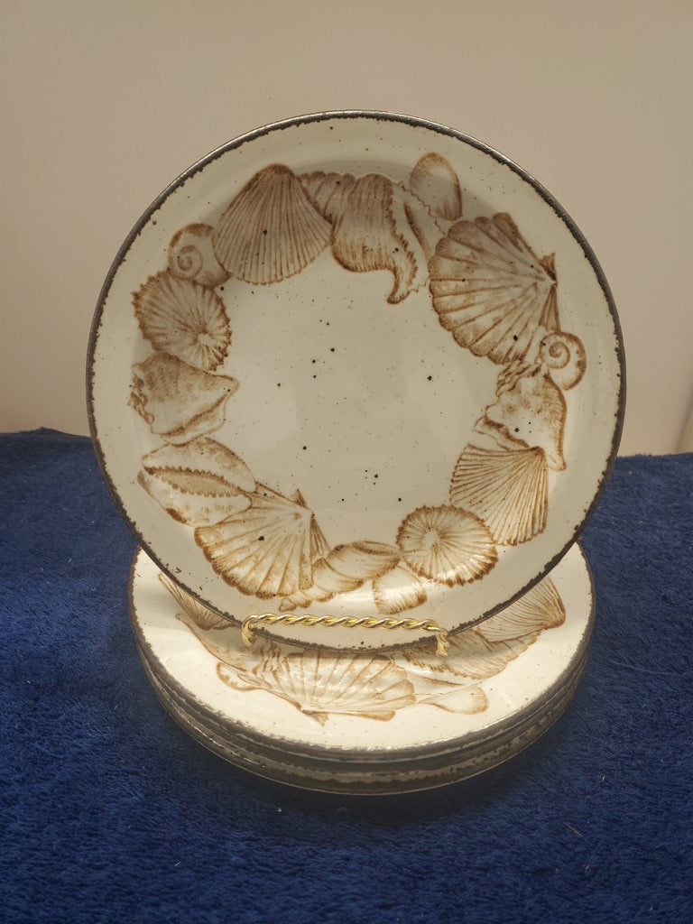 Set of 4 Stonehedge Midwinter Seascape Bread & Butter Plates LK