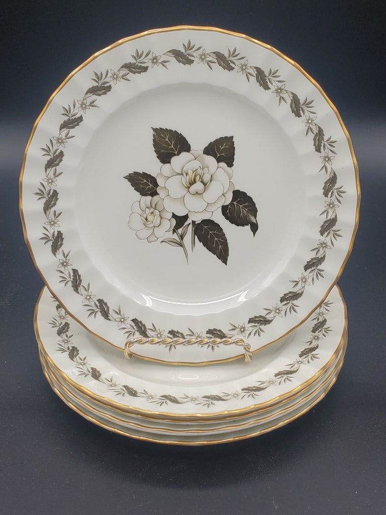 Set of 5 Royal Worcester Engadine Bread & Butter Plates LK