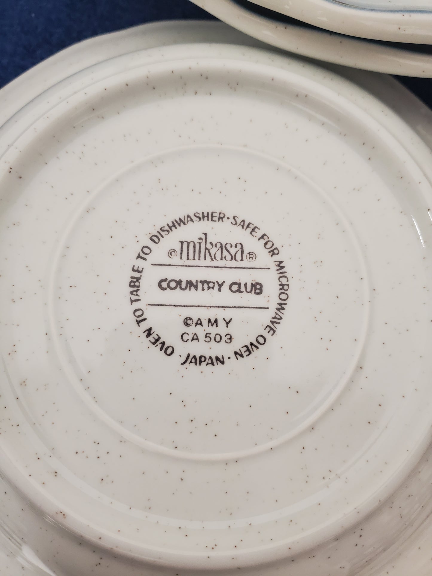 Set of 3 Mikasa Country Club Rim Soup Bowls LK