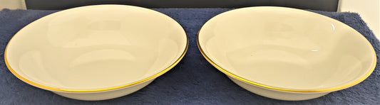 Set of 2 Wedgwood Signet Gold Fruit Bowls