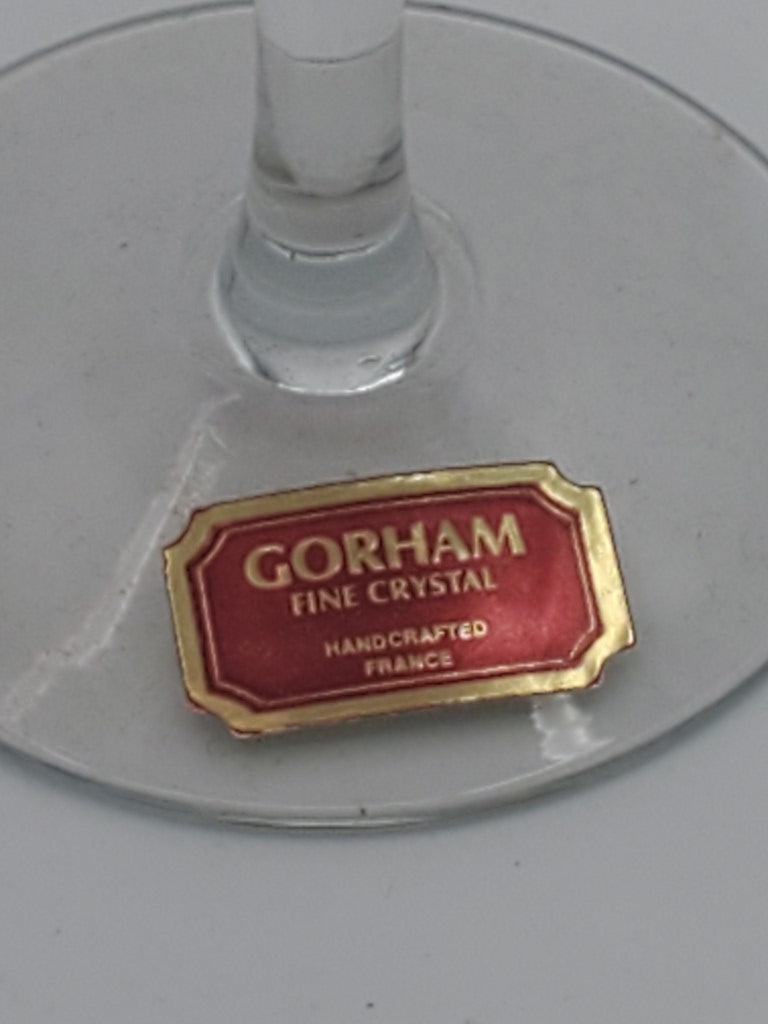 Set of 2 Gorham Crystal Pastelle Orchid Iced Teas LK