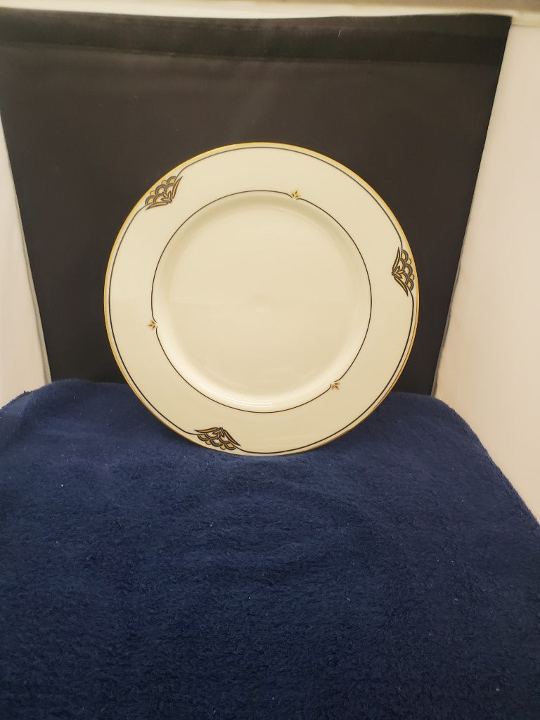 Set of 2 Gorham Florentine Lapis Dinner Plates LK