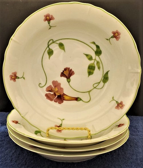 Set of 4 Denby Your Majesty Rim Soup Bowls LK