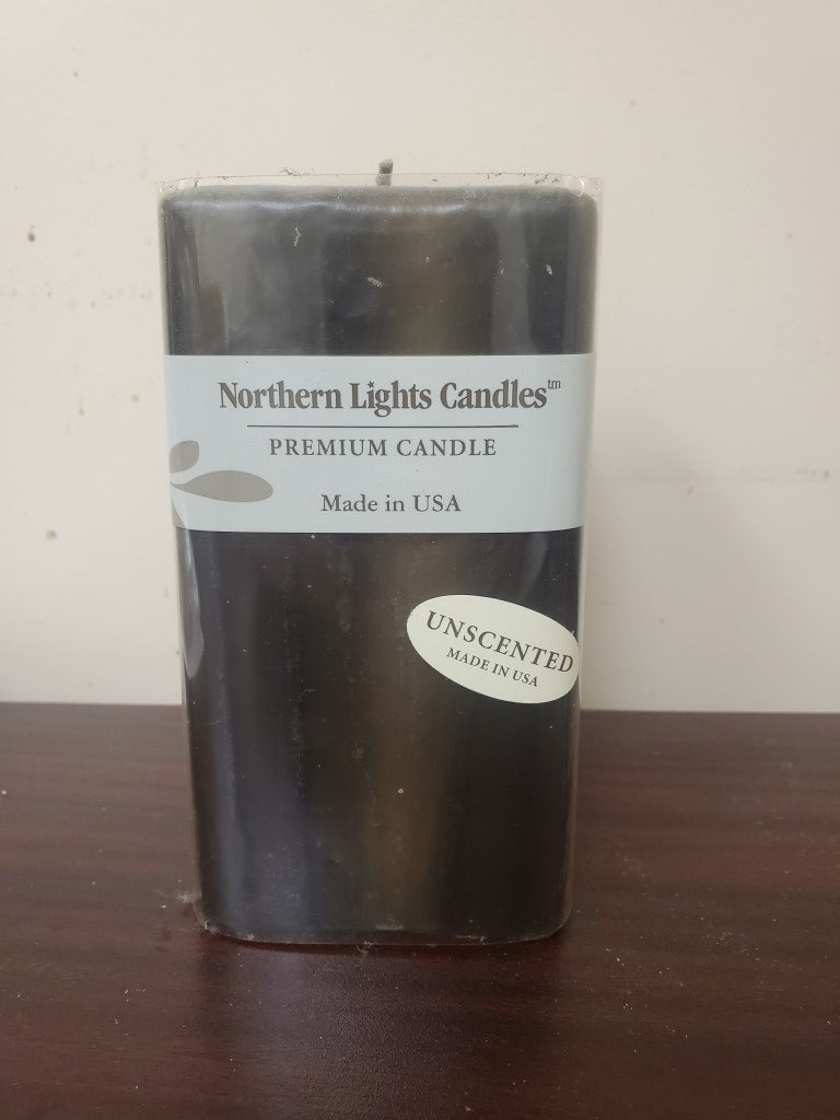 Northern Lights (NLC) Embers Premium Unscented Decorative Candle - Moss Green