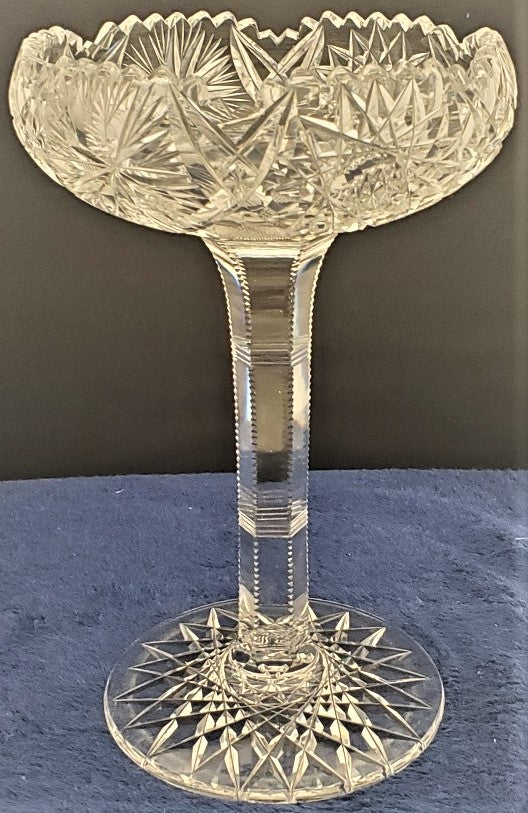 Unkown Unkown (Style 1) Crystal Compote on Pedestal
