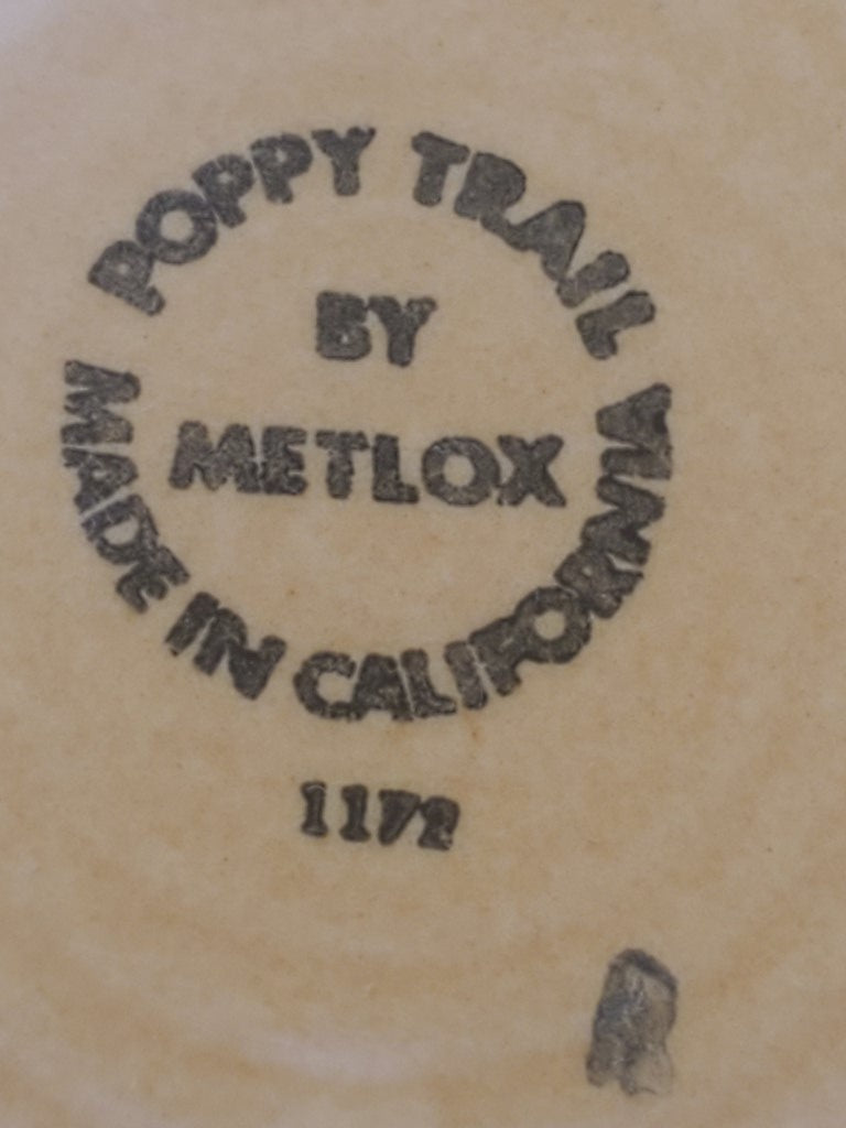 Metlox Poppytrail Vernon Carmel Hostess Set LK