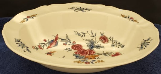 Wedgwood Williamsburg Potpourii 9" Oval Vegetable Bowl LK