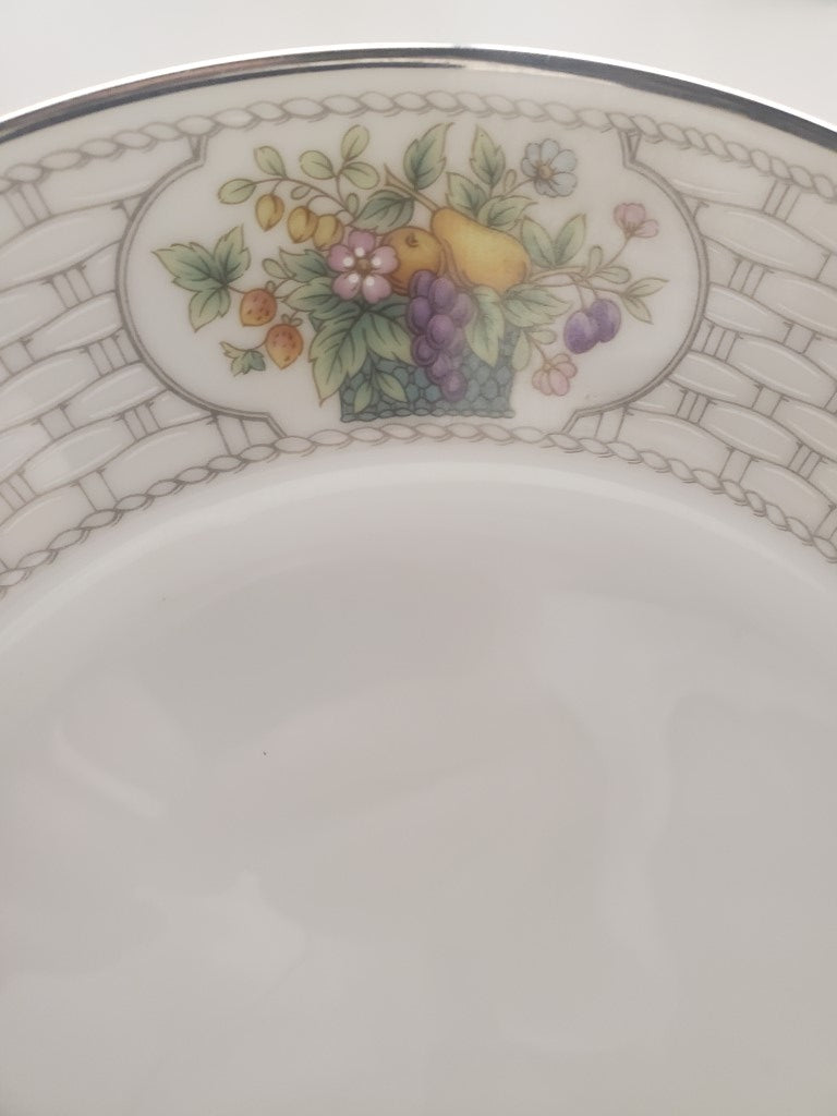 Set of 5 Noritake Kenmare Dinner Plates LK