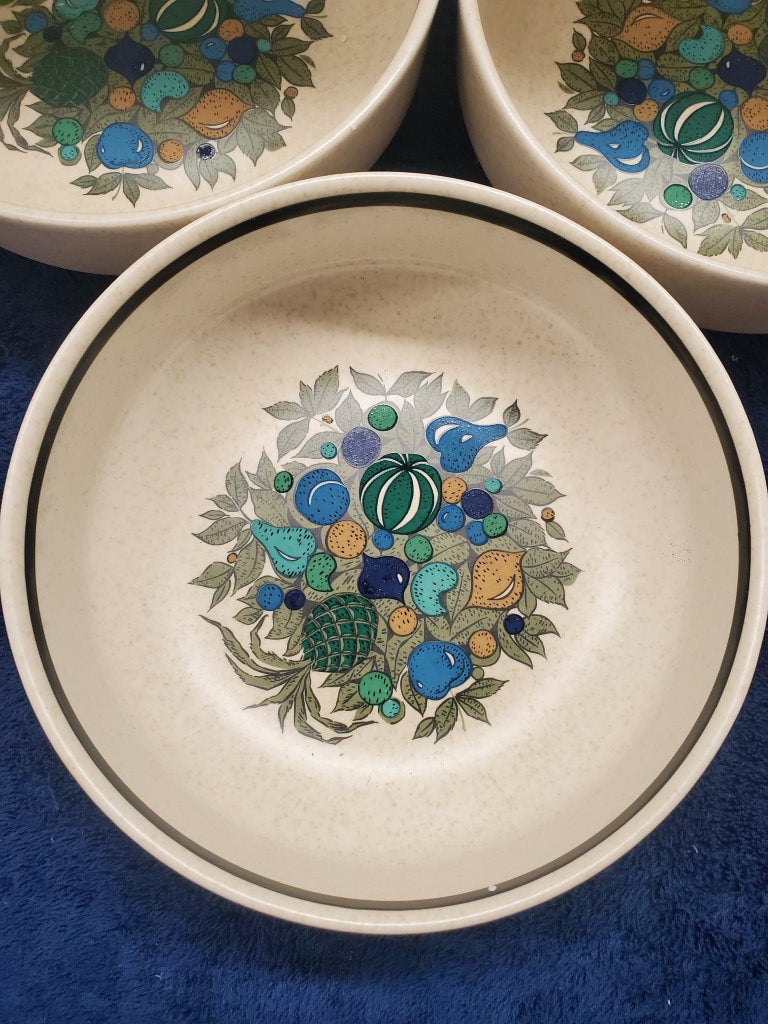 Set of 3 Lenox Fall Bounty Coupe Cereal Bowls LK