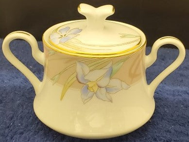 Mikasa Charisma Gray Sugar Bowl with Lid LK