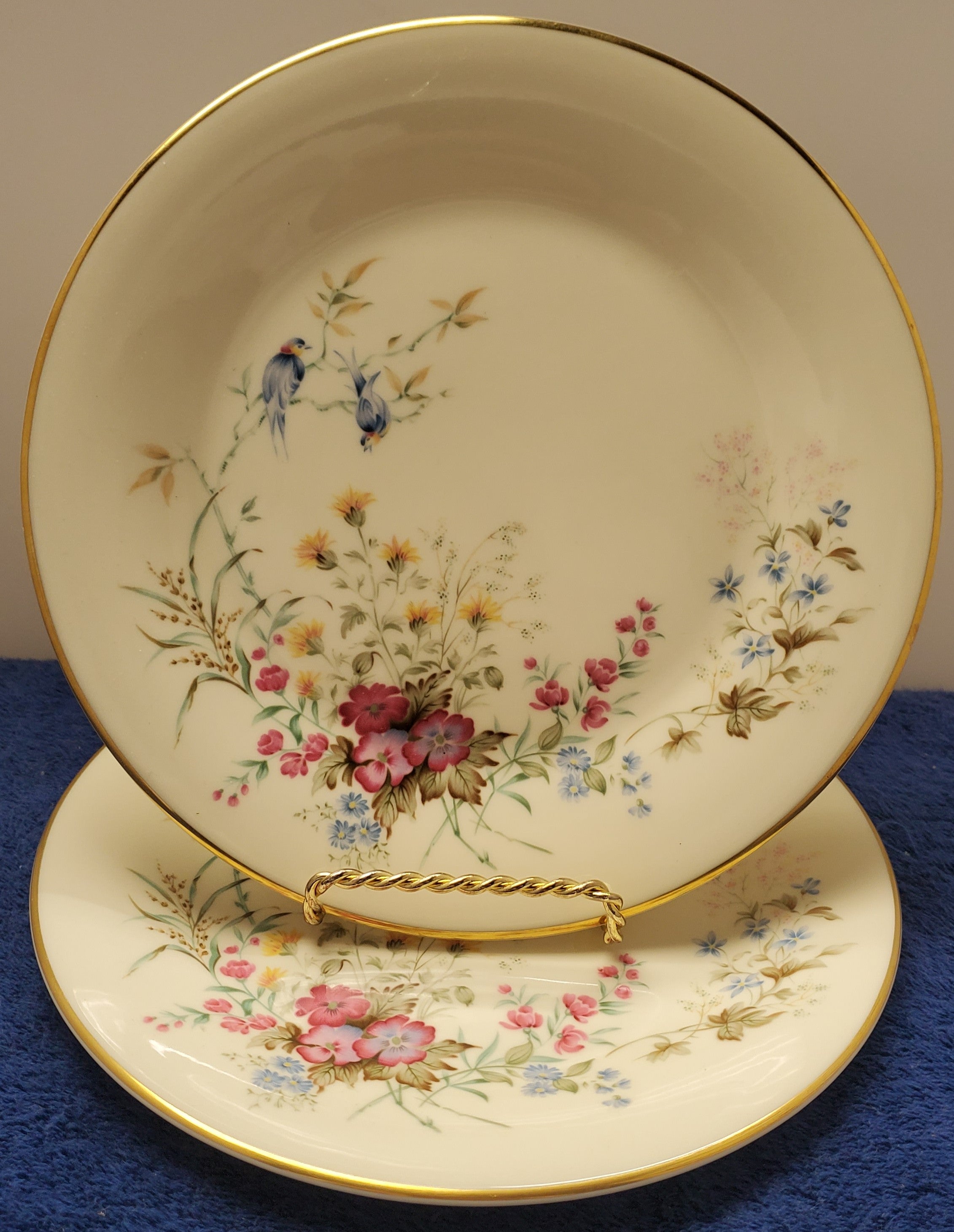 Set of 2 Minton Duet Salad Plates LK –