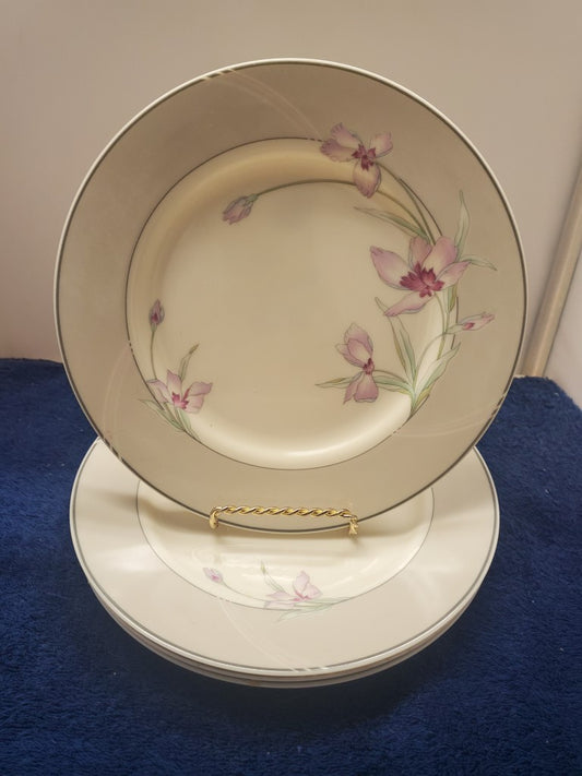 Set of 4 Gorham Wine Blossoms Salad Plates LK