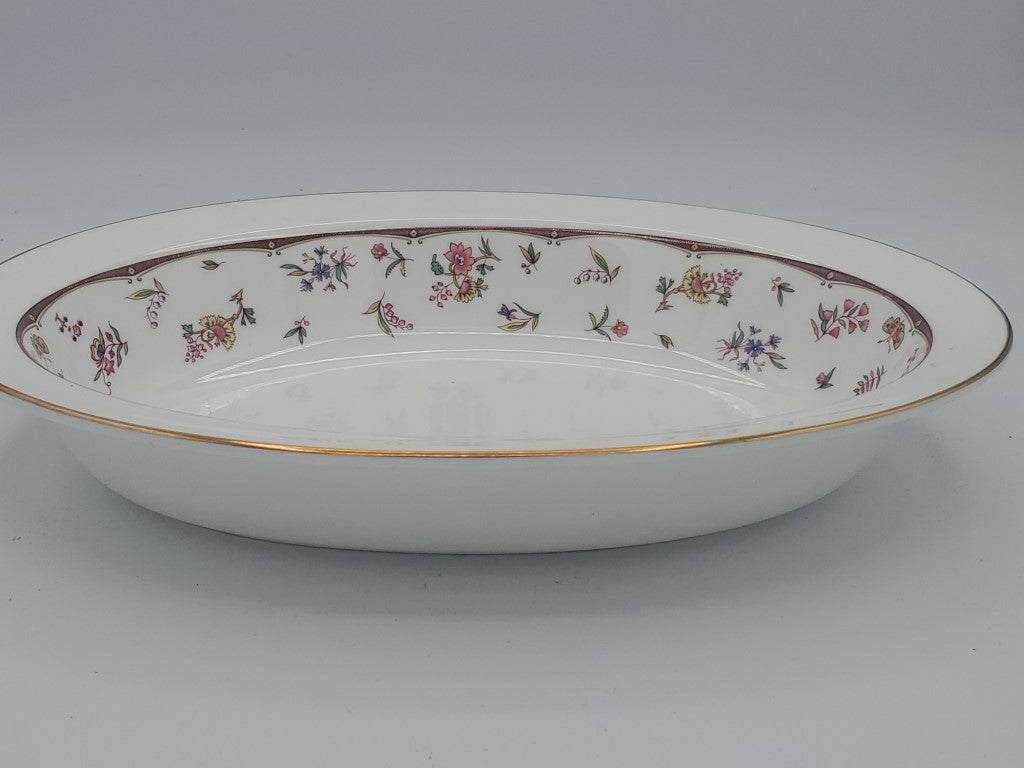 Wedgwood Rouen 10" Oval Vegetable Bowl LK