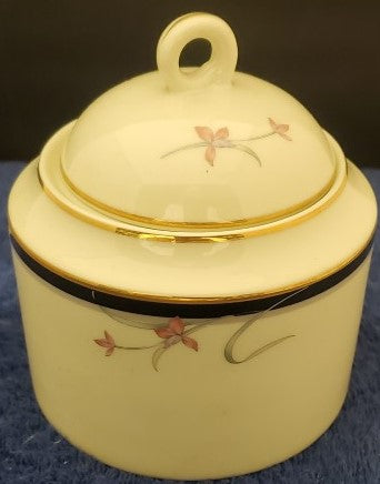 Mikasa Floradora Creamer and Sugar Bowl and Lid LK