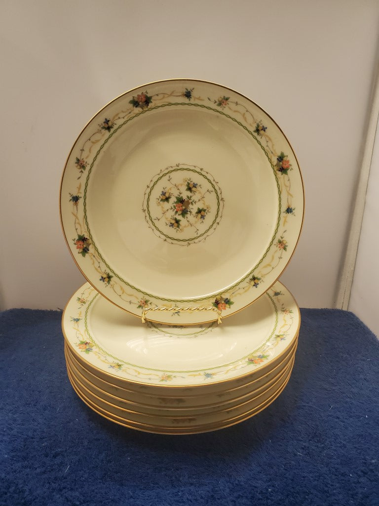 Set of 9 Noritake Normandy Dinner Plates LK