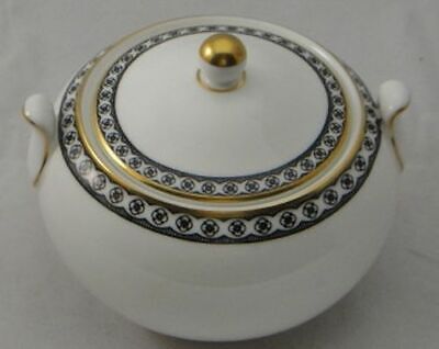 Wedgwood Ulander Black Sugar Bowl WITHOUT Lid (146 Shape)