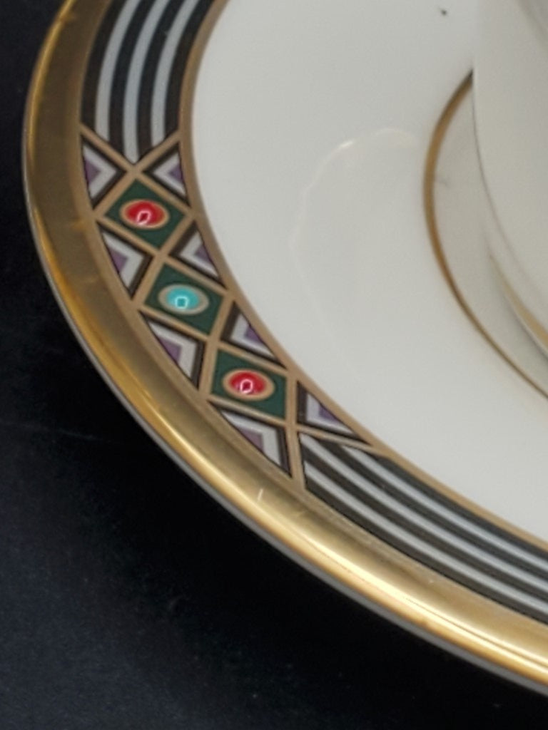 Set of 4 Lenox Melisande Cup & Saucer Sets LK