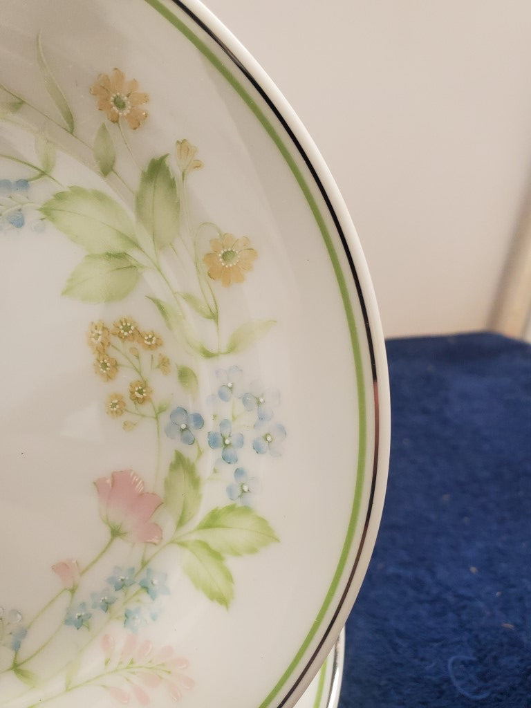 Set of 6 Noritake Essence Dinner Plates LK