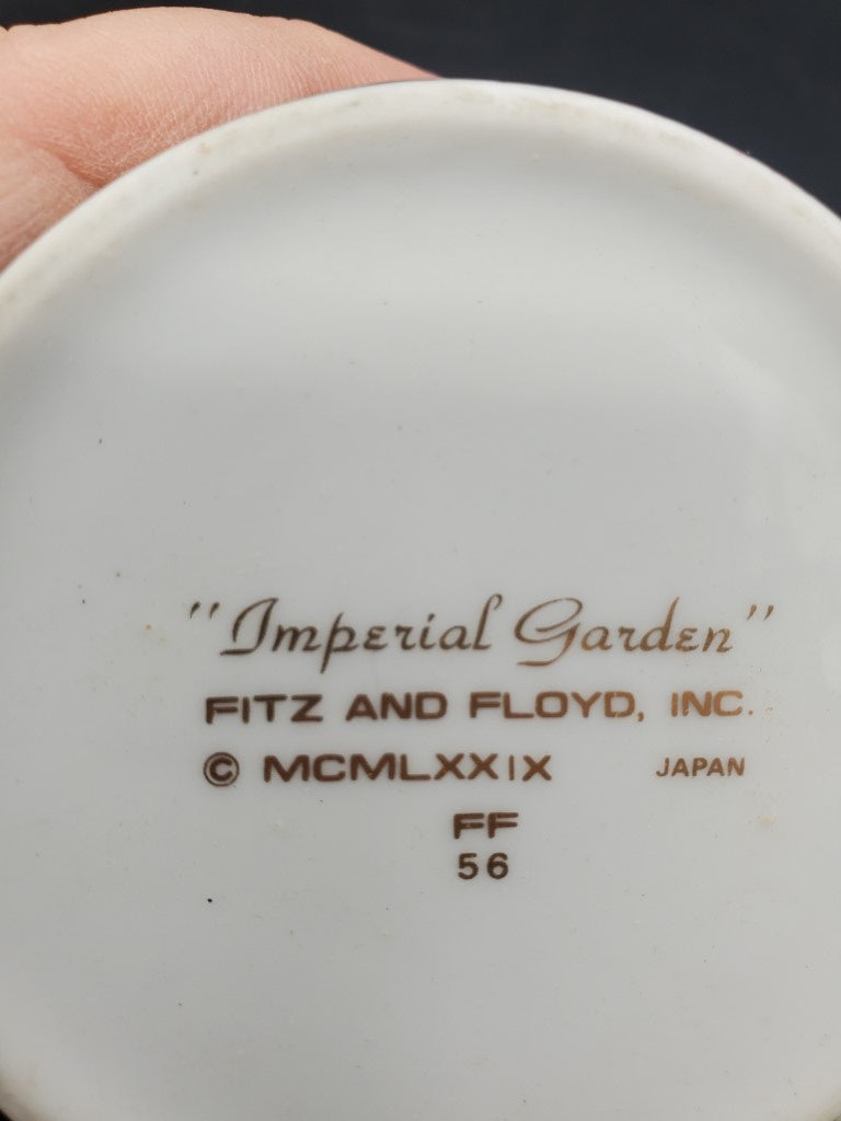 Fitz & Floyd Assorted Lot of Four Decorative Mugs LK