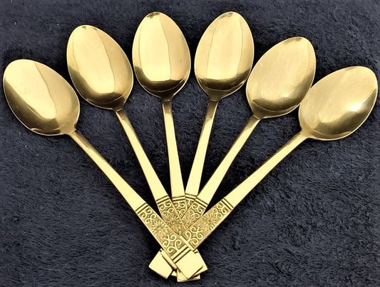 Set of 6 Barclay Geneve BAG14 Place/Oval Soup Spoons